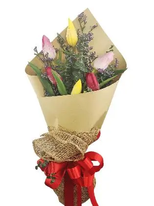 6 mixed kraft jute