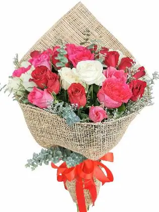 36 pcs mixed roses