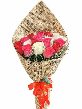 24 pcs mixed roses